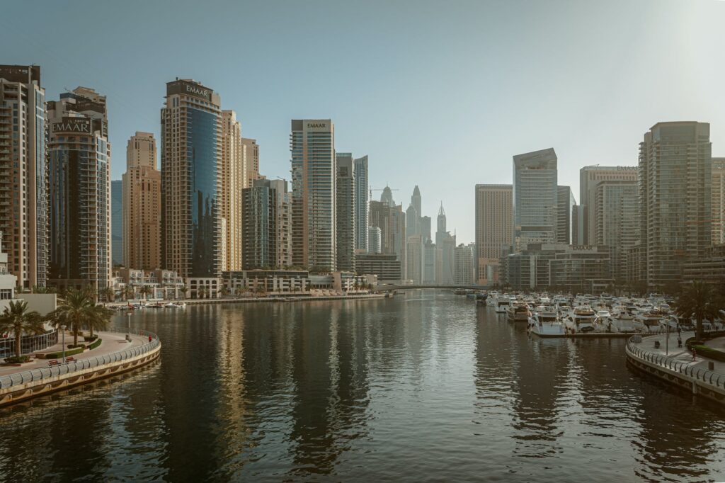 view on dubai marina